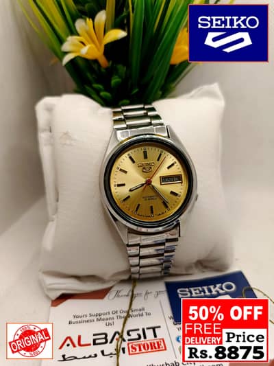 Seiko 5 Citizen Orient Automatic Pre-Owned watch Japan 03161737353