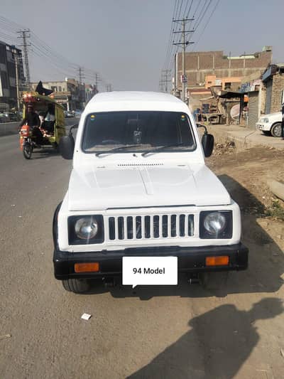 White Potohar 4WD Jeep 1000cc petrol engine with new tyres and paint