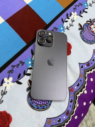 14 pro max PTA approved  deep purple