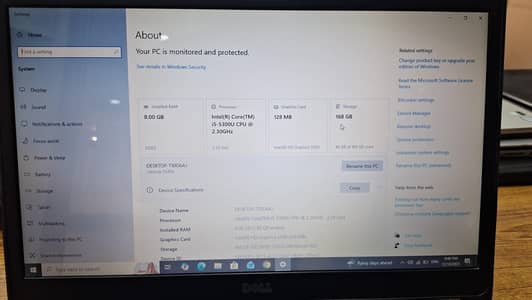 i5 5th generation 8/180 SSD