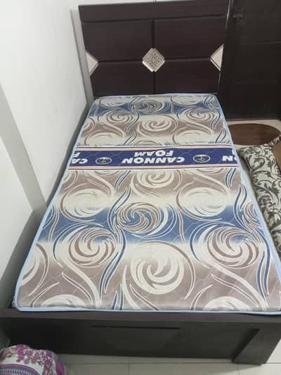 New Single Bed With Mattress Available for Sale
