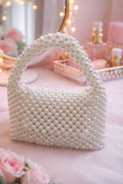 Pearl off white girl bag