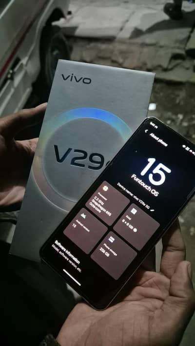 vivo v 29e mobile 12/256/GB 10 biy 10 and condition
