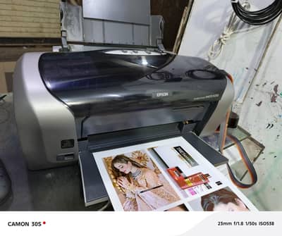 EPSON Stylus Photo R200 Photo Printer 6 Colour With Ciss UK imported