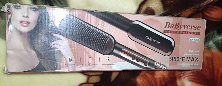 Hair stral ghtener Brush