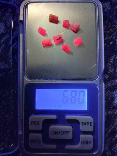 Afghan Ruby. unheated untreated.  100% natural  Ruby jemstones