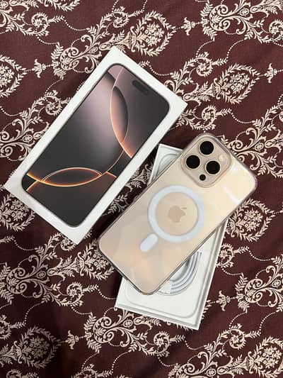 iPhone 16 Pro Max Desert Titanium full box JB