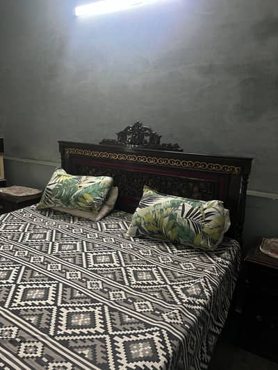 King sized Bed | Side Tables |  Dressing Table | Bed Set | Wooden