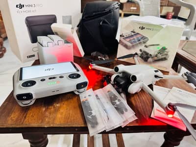 DJI mini 3 pro complete box connect wtp no
