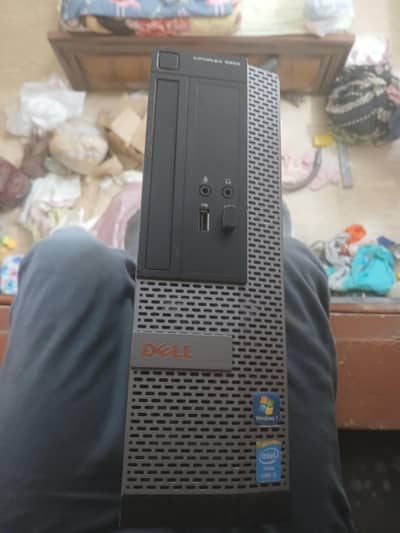 Two Units Dell Deskstop and HP monitor