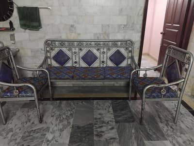 5 seater iron sofa set