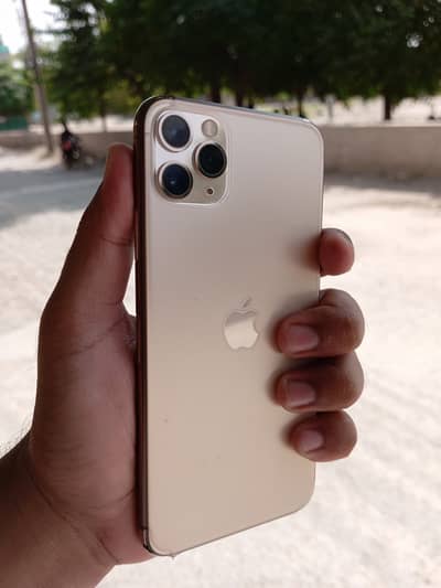 I phone 11 pro max non pta 256 golden clour 256 gun