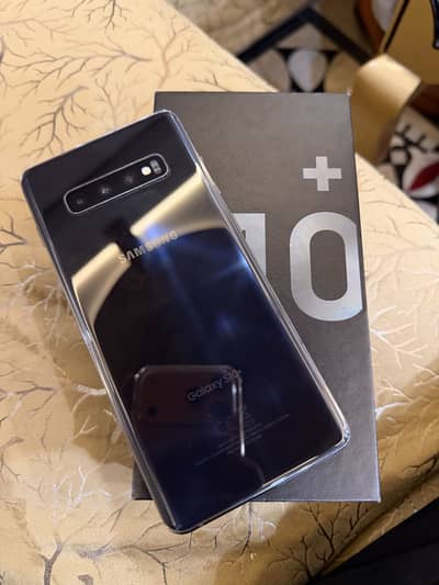 Samsung S10 plus officially PTA APPROVED ( 8/128GB ) - BLACK