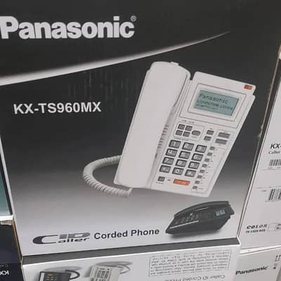 Panasonic Landline CLI Phone KX-TSC960CID - White/Black