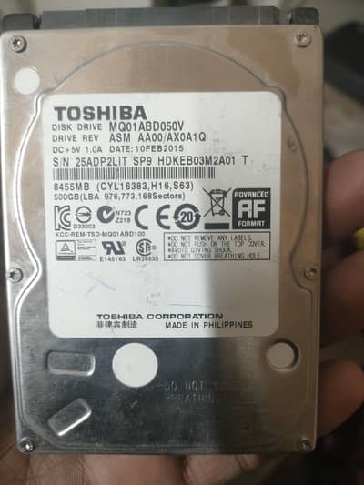 toshiba laptop hard drive 500