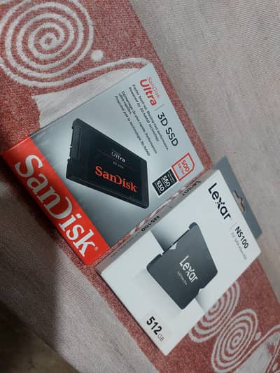 Lexar & Sandisk Ssd for sale.
