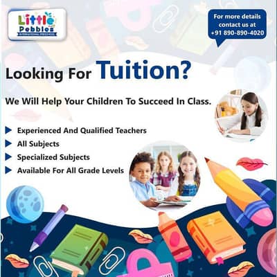 tuition from pre school to 8 standard