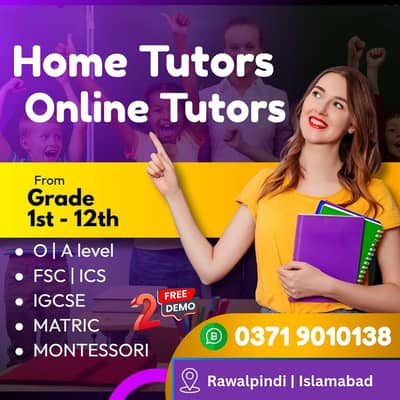 Home Tutor, Online Tutor,O level,A level,IGCSE,Bio,Math,KG,Eng,Account