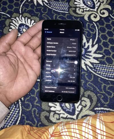 iPhone 7plus 256gb pta approved exchange possible