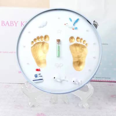 NEWBORN BABY HAND AND FOOD FRAME CLAY