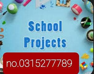 Hand made school projects