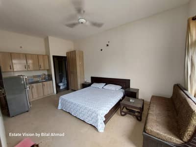 0321 86 10 688 Fully Furnished Studio apartment available for Rent in Khyaban colony 2