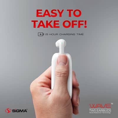 SiGMA Wireless Earbuds – Wave T6 (TWS)  WhatsApp: 03122124765