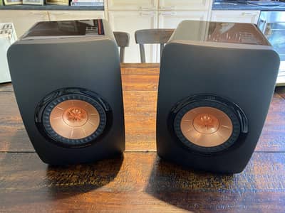 KEF LS50 BOOKSHELF SPEAKERS