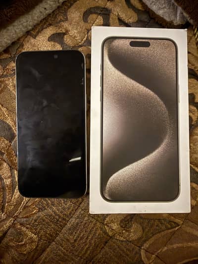 Apple iphone 15 pro max 256 gb natural titanium pta approved