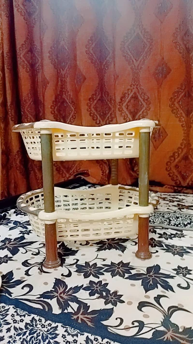 two layer vegetables rack for kitchen 1