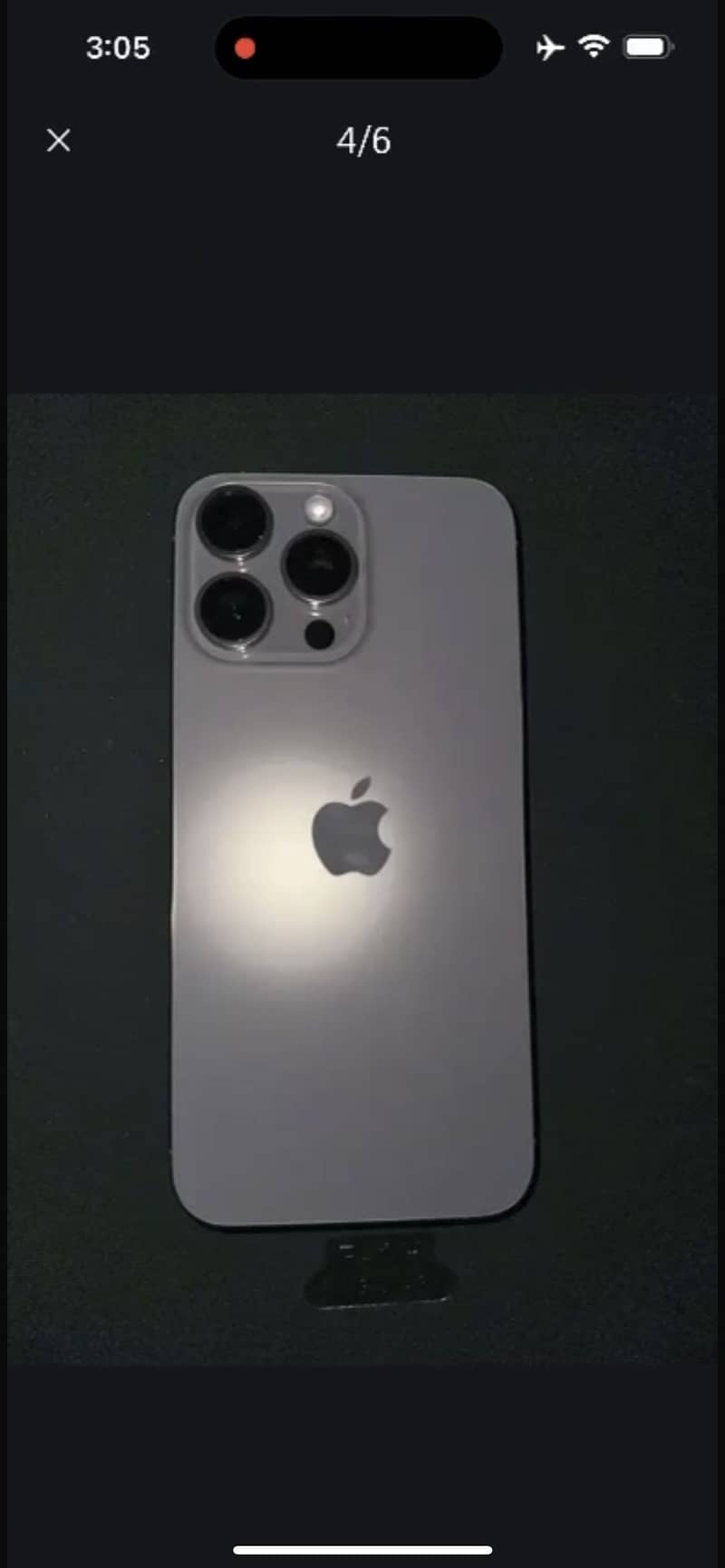 iPhone 15pro Max non active 0