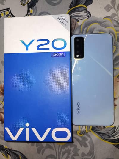vivo y20 4gb ram. 64 g. b rom all okay box or set