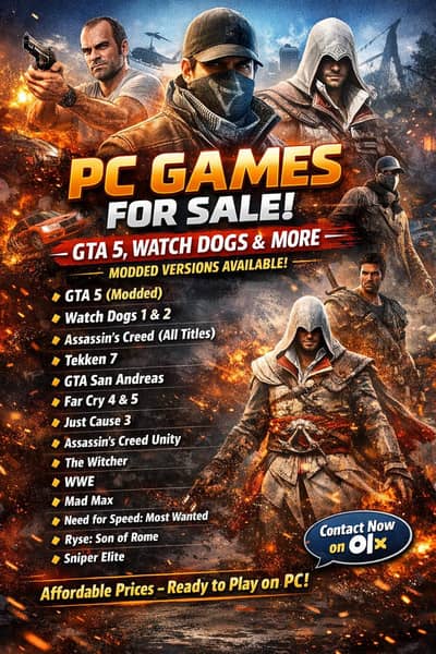  Ultimate PC Game Sale – Modded GTA 5, Watch Dogs & More! ”