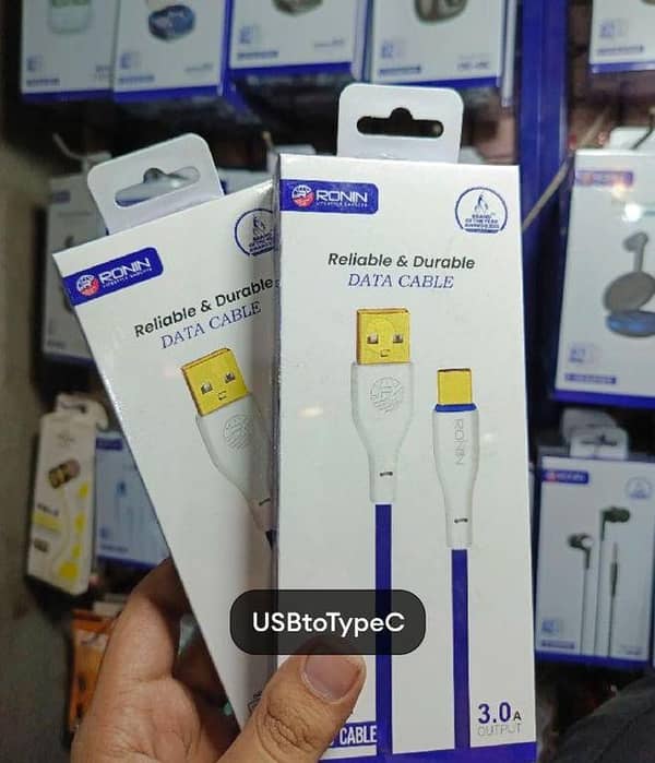 Ronin charging cable, high quality data cable - type-c/micro usb fast charging speed With One Year Brand Warranty