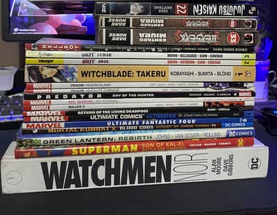 Marvel Comicbooks, DC Comics, Manga