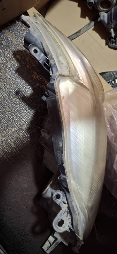 front back lights & bumpers of corolla 2009