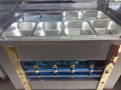 Food Display steel counter 8 box (80,000)