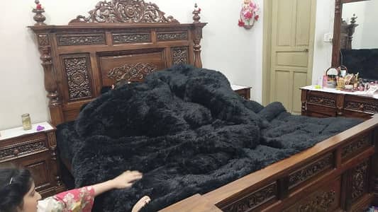 BBL branded Shaggy flufy 7 piece set