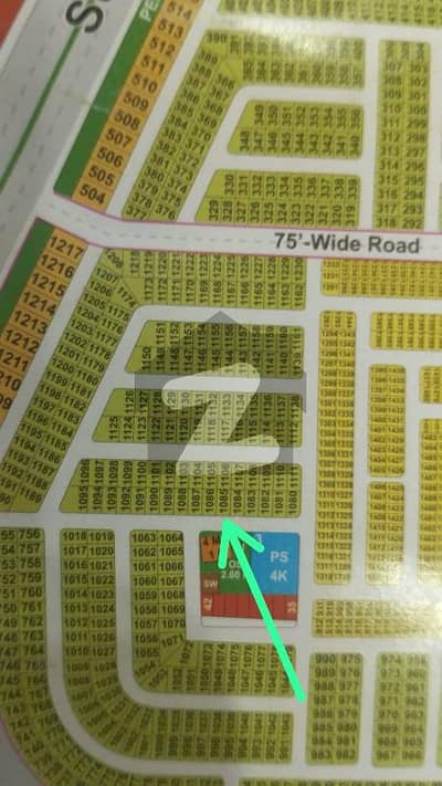 10 Marla Residential Plot Facing Park for Sale in L Block LDA City Lahore
