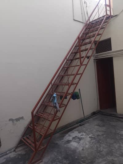 iron stairs 12 feet height