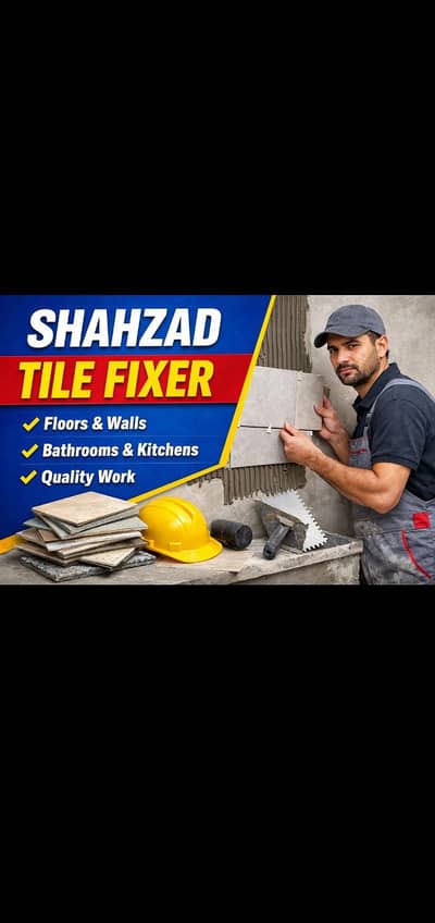 Tile fixing services by Shahzad _ Call now