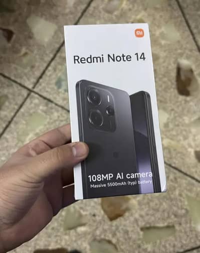 redmi note 14 blue 8/256 official pta