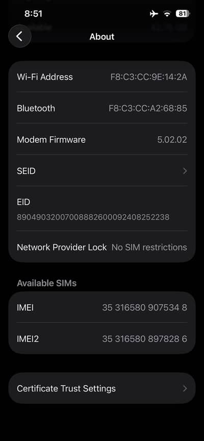 I phone 13pro factory unlock