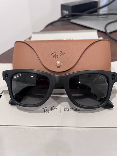 Meta Glasses WAYFARER Matte Black Polarised