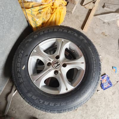 4 rim 3 tyres new kam chly