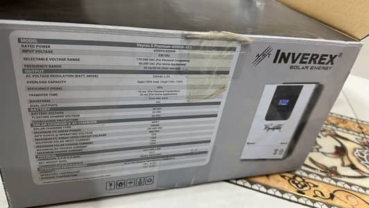Inverex 6kw hybrid solar inverter
