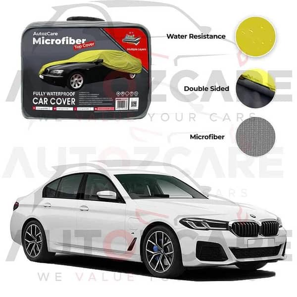 BMW 523i Microfiber Car Top Cover - Model 2003-2017