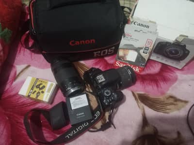 Canon EOS 700D DSLR Camera + 18-55mm & 75-300mm Lenses  & accessories