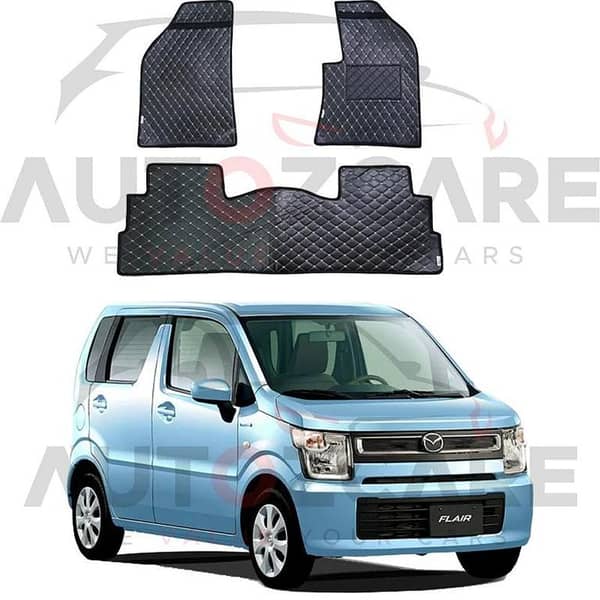 Mazda Flair 7D Floor Mat ( Flat Style ) 2PCS - Model 2013-2025