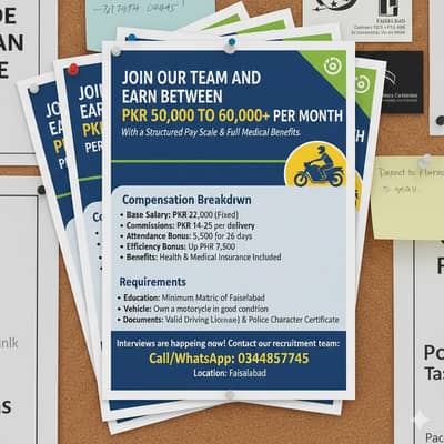 Hiring: Professional Delivery Partners | Faisalabad Operations